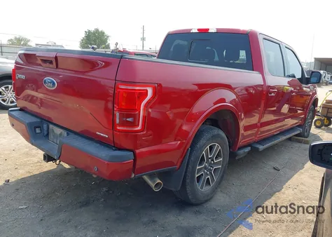 2015 Ford F-150 Lariat из США, поврежденный, VIN 1FTFW1EF2FFA81617